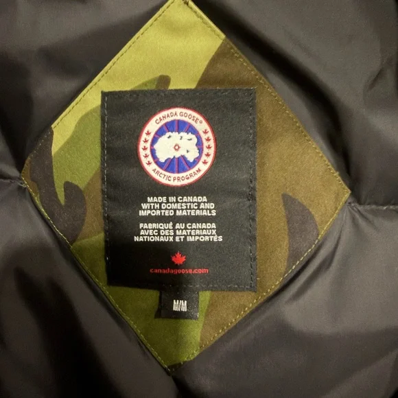 New without tags Canada Goose Rideau Hooded parka down camouflage size medium - Picture 11 of 16